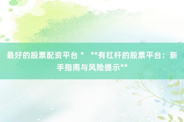 最好的股票配资平台 *   **有杠杆的股票平台：新手指南与风险提示**
