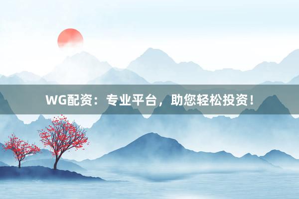WG配资:专业平台,助您轻松投资!